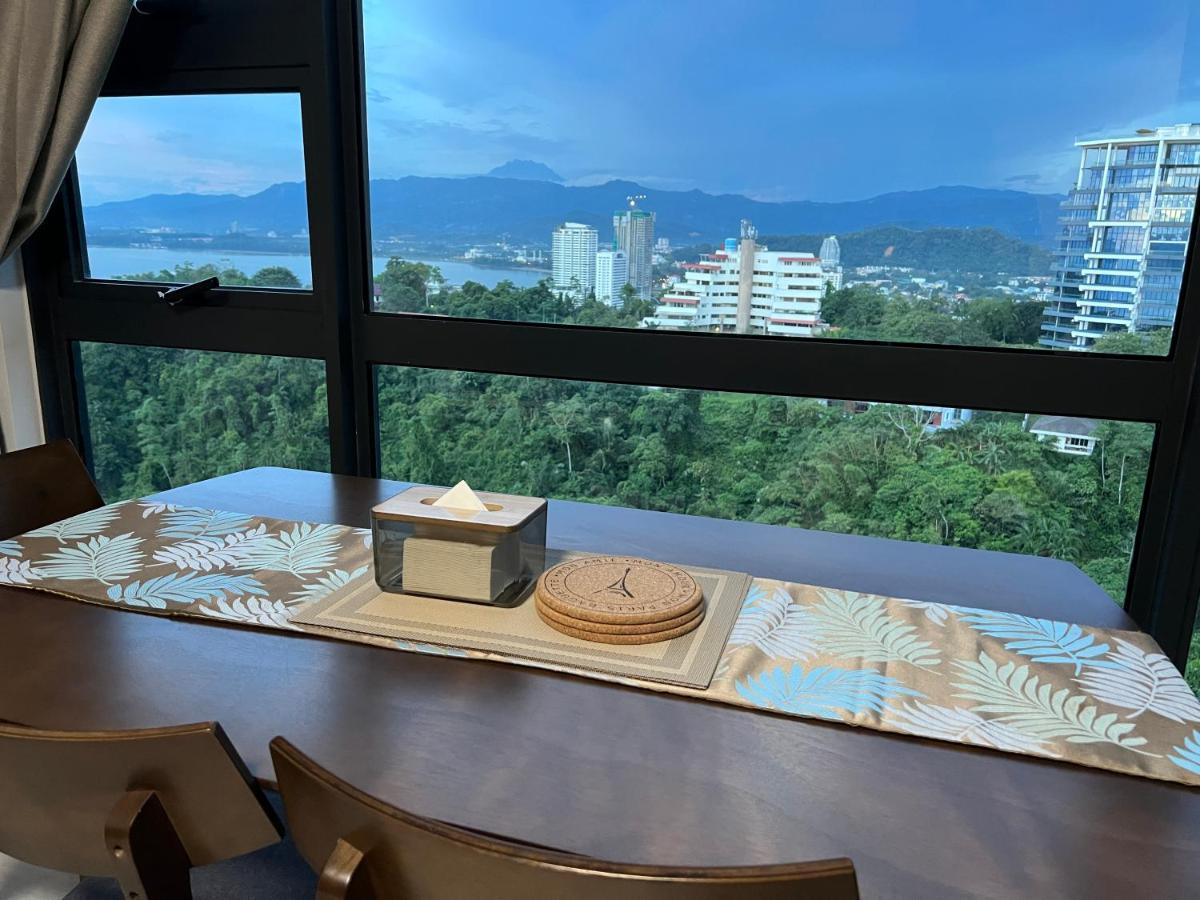 Jq Tower2 Jy Home - Mt Kinabalu View And Seaview, Contactless Self Check-In, Free Wifi Κότα Κιναμπαλού Εξωτερικό φωτογραφία